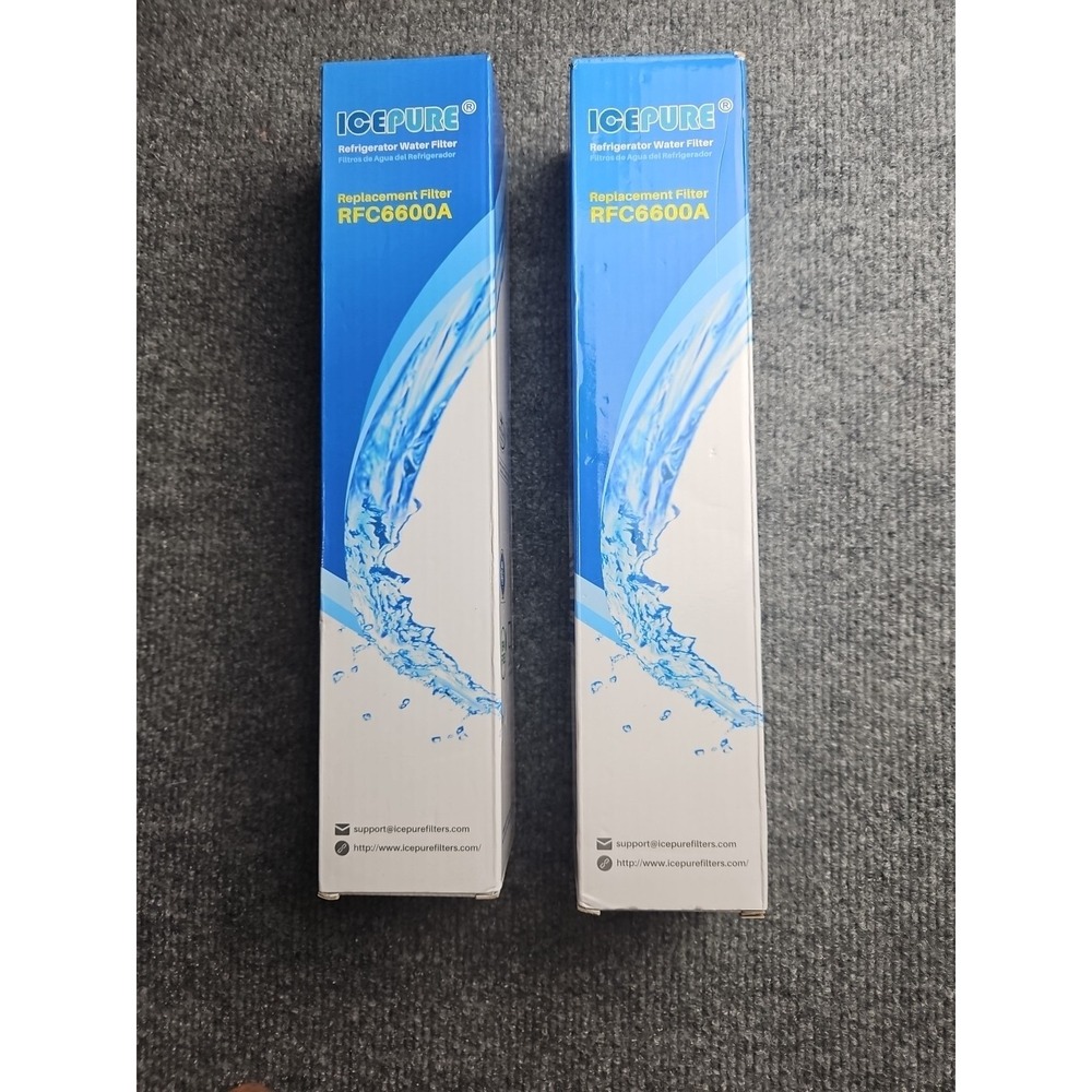 IcePure(Set Of 2)RFC6600A Replacement Water Filter for 4396841/EDR3RXD1 NEW(CB)